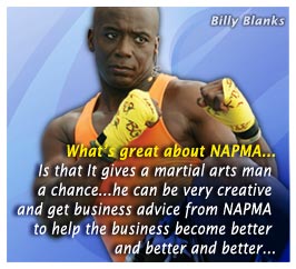 NAPMA MArtial Arts Testimonials -  Billy Blanks